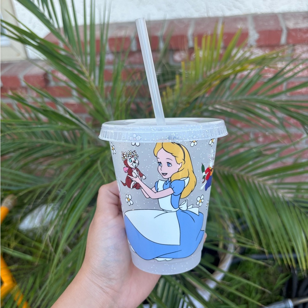 Alice in wonderland kids custom cup